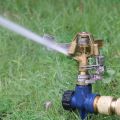 Original Sprinkler Rain Bird Brass 35ADJTNTB Impact Sprinkler, Adjustable 0° -360° Pattern, 23' -50' Spray Distance, 50 Visit the Rain Bird Store. 