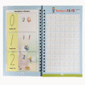 2022 Magic Writing Paste 3D Copybook For Calligraphy Numbers 0-100 Handwriting Textbook Learning Math Book Writing For Kids Toys. 
