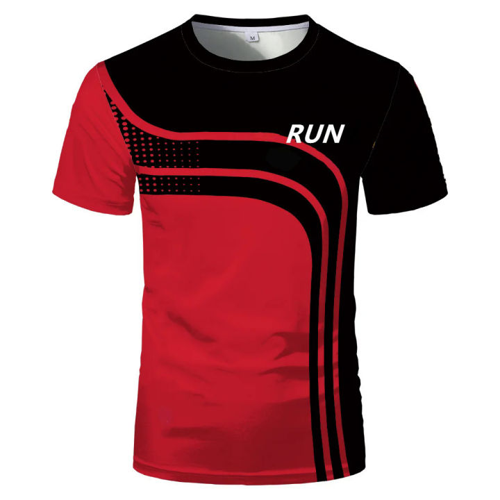 High quality polyester men running T shirt quick dry fitness shirt gym sport clothes tops lightweight