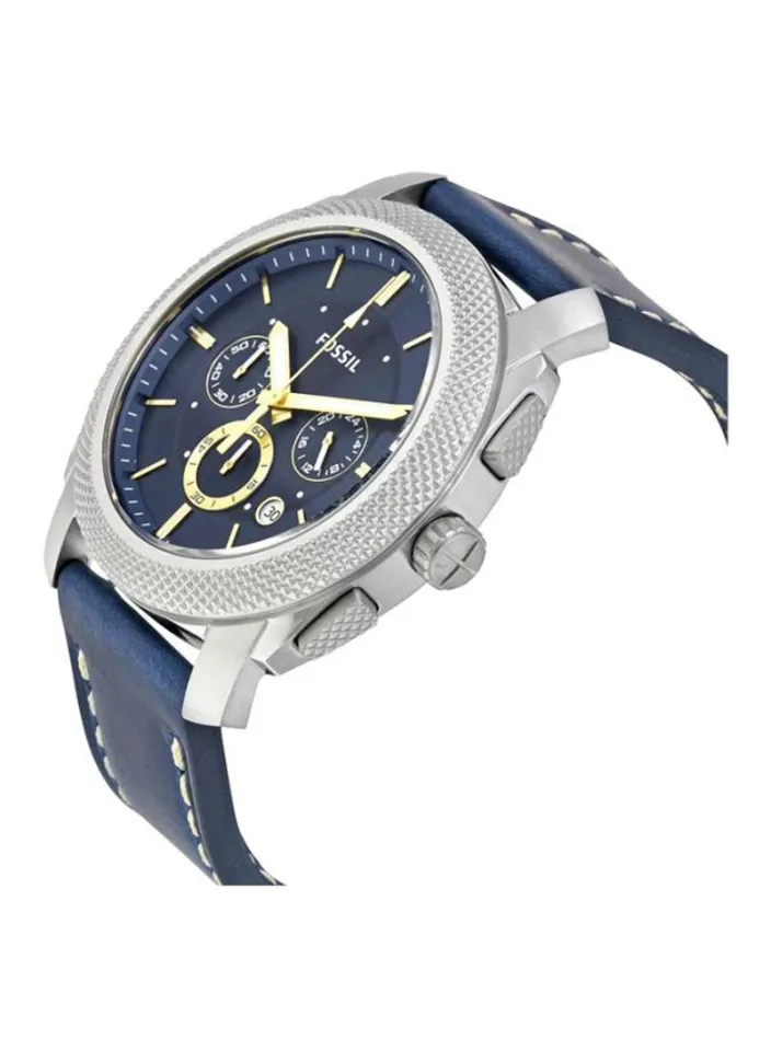 Fossil blue chronograph dial watch hotsell