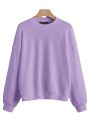 Jack Beos Lavender Purple Soft Fleece Sweatshirt For Women. 