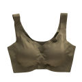 Korean Style Women's Solid Color Ice Silk Underwear Without Steel Ring. 