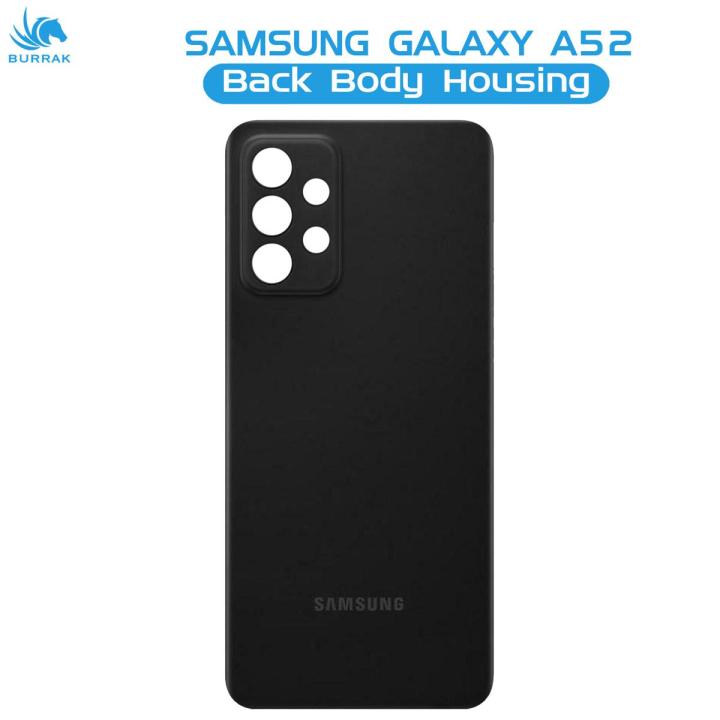 Samsung Galaxy A52 Rear Back Body Casing Housing Replacement Battery Back Door For Samsung A52 - Black