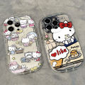 Kawaii Sanrio Hello Kitty Mobile Phone Case for Iphone 13 11 12 14 15 Xsmax Xr 7 8 Plus Cartoon Cute Soft Shell Cute Girls Y2k. 