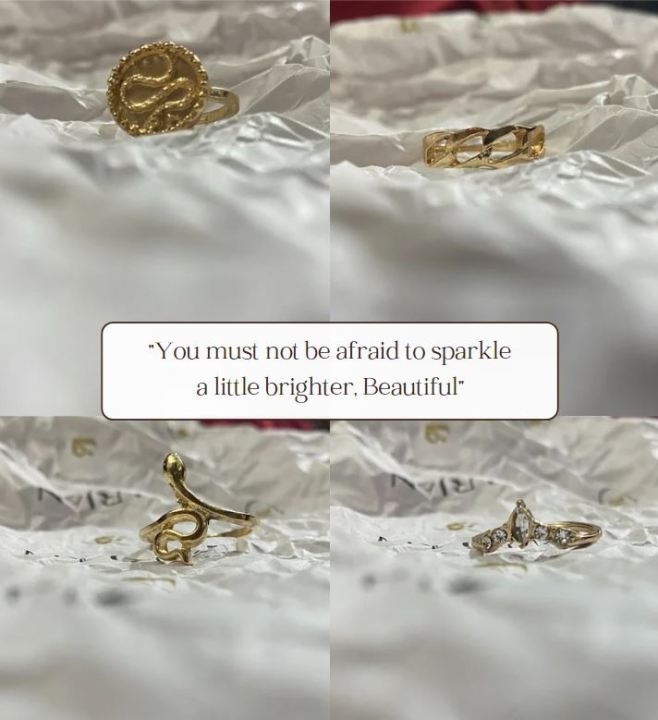 Rings Set 4 ring | Daraz.pk: Buy Online at Best Prices in Pakistan ...