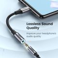UGREEN USB Type C to 3.5mm Earphone USB C Cable USB C to 3.5 Headphone Adapter Audio Cable. 