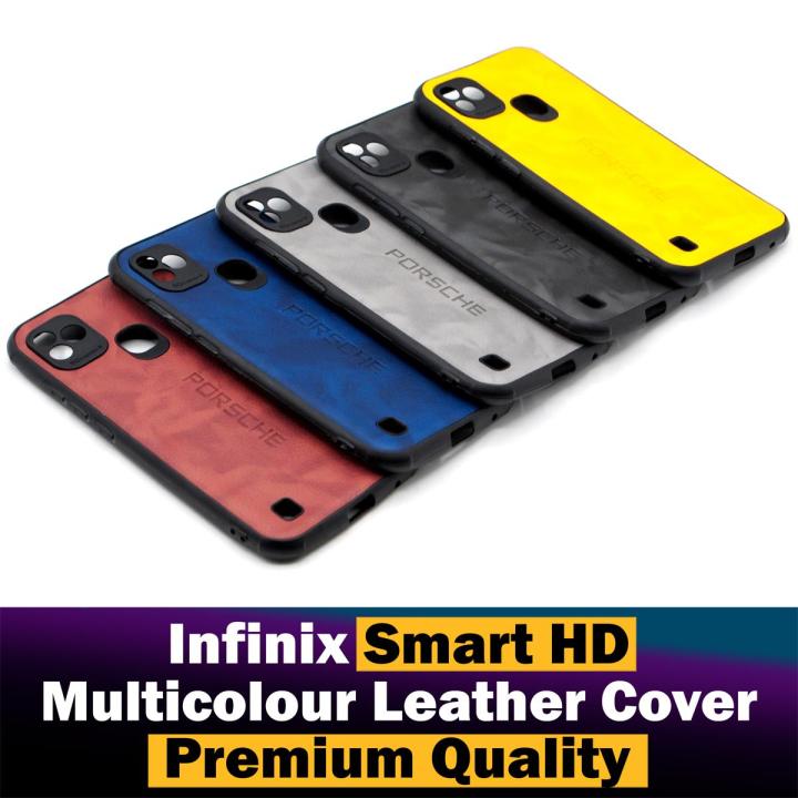 Infinix Smart HD Back Cover Multicolour Soft Leather Case For Infinix Smart HD