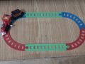 Mini Train Play Set for Kids - 1 Locomotive, 6 Track,1 Boxcar & 1 Tree. 