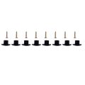 4 Pcs Cabinet Door Switch Cabinet Lamp Switch Drawers Open on Close Door Applicable to 12V 24V 110V Black. 