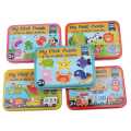 Wooden Puzzle Games 6-in-A-Box! Jigsaw Puzzles for Kids. 