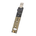 .2 NVME SSD To USB Adapter Board, TA Hard Disk Converter Board,SSD Adapter Card,High-performance 10Gbps USB 3.1 Gen 2 Bridge Chip. 