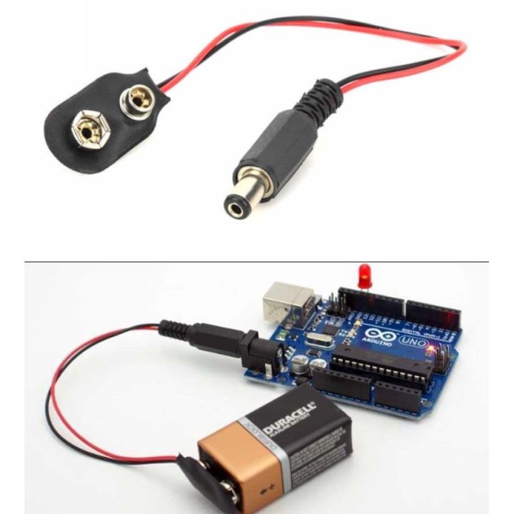 9v Arduino Battery Connector clip jack