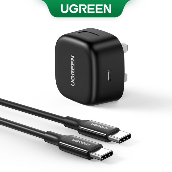 【Free 2m C-C Cable 】UGREEN USB C Charger PD 25W Support Type C PD Fast Charging Phone Wall Charger For Samsung Galaxy S25 S24 Ultra/A iPhone 16 15 Max Pro OPPO Reno 12 11/A/Find N Xiaomi 15 14 Pro Redmi K70 60 Pro Huawei Mate 70 60/Pura 70 60/nova 13 12