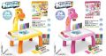 Learning and Drawing Projector Painting Set, Kids Drawing Projector Table, Child Learning Desk, Smart Projector with Light Music (Multicolor). 