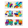 Puzzle Toy Broken-proof Promote Brain Development Dinosaur Toy. 