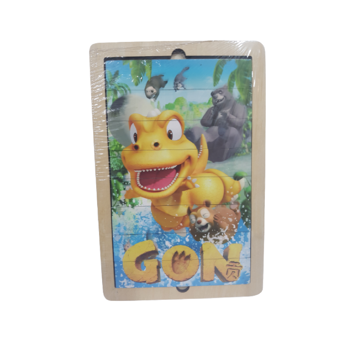 Gon Cartoon Picture Wooden Puzzle For Kids Early Learning Toy Size : 9 x 6 x 0.3