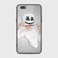 Oppo F3 Cover - SkinLee HQ Infinity Glass Case (Soft) - Marshmello Face - SKINLEE-627-1-591-81. 