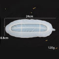 Resin silicone feather molds for jewelry making tray trontray dish holders. 