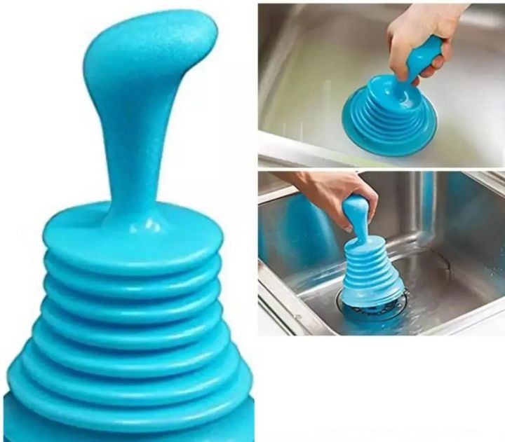 Air Pump Drain Opener Unblocker Toilets, Sink