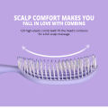 WBM Purple Rectangular Hair Brush | Hair Comb. 