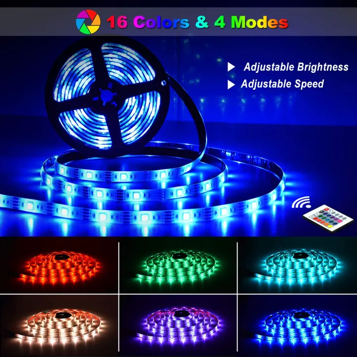 LED%20Strip%20Lights,%206M/19.7ft%20180LED%20RGB%20USB%20Color%20Changing%20Led%20Light%20Strip%20with%2024-Keys%20Remote%20Control,16%20Multi%20Color&4%20Lighting%20Modes,IP67%20Waterproof%20Strip%20Lights%20for%20-%20Image%203