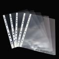 File Sheet Protector- Protector Sheet for Ring File Thick 100 Micron A4 Size 11 Holes Psck of 50 sheets. 