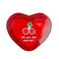 Korean Cute Heart Shaped Mini Makeup Mirror Compact Pocket Mirror Portable Double-Sided Folding Cosmetic Mirror Women Gifts. 