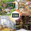 Mini Digital Humidity Thermometer Hygrometer Temperature Meters Gauge Indoor Lcd Display for Car Guitar Reptile Greenhouse Egg Incubator Humidor Home Room Black. 