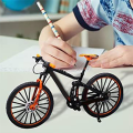 Bicycle Model Mountain Bike Decor Bicycle Art Metal Bicycle Biking Gifts for Cyclists Home Desktop Decoration Ornaments 17.5 X 9.5 X 6.5cm. 