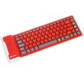 NEW Wireless Bluetooth Keyboard Foldable Roll Up Silent 87key Keypads Soft Silicone Flexible Teclado For PC Huawei Iphone Tablet. 