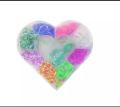 DIY Colorful loom Band Kit For Kids Rubber Band Loom Bands For Girls Rainbow Band For girls with Accessories Box Pack DIY TOYS - MO MART. 