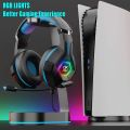 Ozeino GM6 RGB Gaming Headset - 7.1 Surround Sound - Noise Cancelation Microphone - Inline Volume Control - Multi platform Compatibilty. 