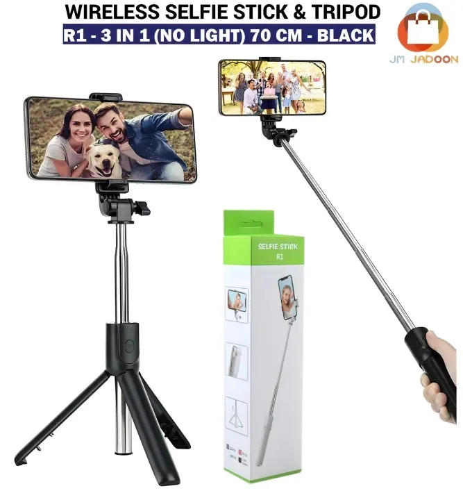 Best%203%20IN%201%20Wireless%20Selfie%20Stick%20R1%20(WITHOUT%20LIGHT)%20R1S%20(WITH%20LIGHT)%20Tripod%20Stand%20and%20Bluetooth%20Shutter%20for%20Tiktok%20youtube%20Vlogging%20Photography%20Traveling%20-%20Image%202