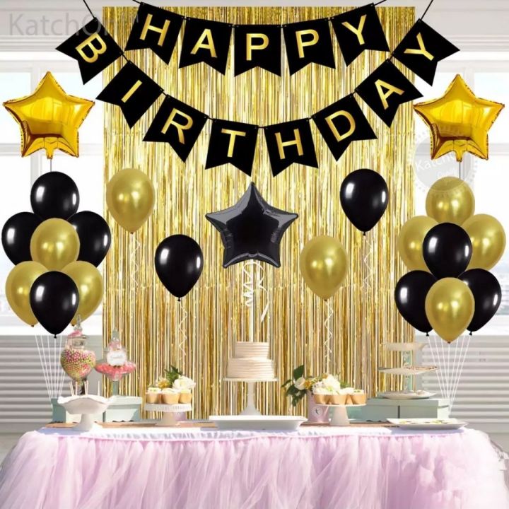 Beautiful Birthday Theme 30balloons 1birthday Banner 1curtain 2stars beautiful-birthday-theme-30balloons-1birthday-banner-1curtain-2stars