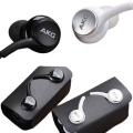 AKG Universal In-Ear Handfree Earphones for Android Devices with 3.5mm Jack, Tuned by Samsung, 10mm Driver, Black Color. 