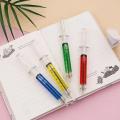 01 PC S Injection Shape Ballpen Doc Nu Gift Liquid GEL Pen Ballpoint. 
