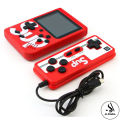 SUP 2 Player Game Box With Controller 400 In 1 Retro Video Game Rechargeable Portable Handheld Game Console Handheld Game PAD Gamebox for kids Connects with LCD / TV - Size Approx. 5 Inches - Black. 