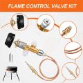 NCANRUI Low Pressure Gas LPG Fireplace Failure Safety Control Valve Kit Gas Heater Thermocouple Replacement 5/8-18UNF. 