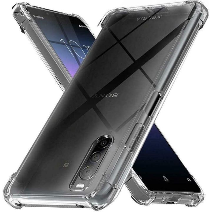Sony Xperia 5 Mark 2 Transparent Silicone Anti-Shock Back Case Soft Protective Cover