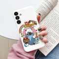 Classic Lilo Stitch Case For Samsung Galaxy A15 4G 5G Phone Cover Cartoon Girl Gift Soft TPU Coque Funda For Samsung A 15 Capa. 