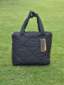 Lightweight Quilted Tote Bag - Autumn/Winter Design with Spacious Interior and Zip Pocket. 