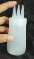 3 Hole Ketchup Squeeze Bottle Plastic 180 ml. 