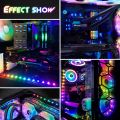 WS2812b RGB LED Strip for ASUS AURA SYNC / MSI Mystic Light Sync / GIGABYTE RGB Fusion 2.0 (5V 3 Pin addressable LED headers). 