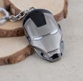 Iron Man car Keychain, Marvel Avengers Ironman Mask Key chain. 