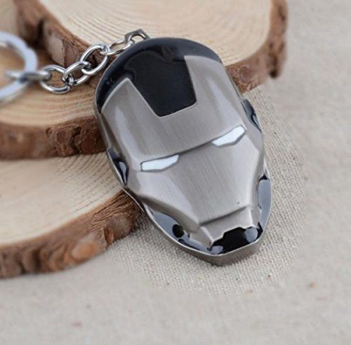 Iron Man car Keychain, Marvel Avengers Ironman Mask Key chain