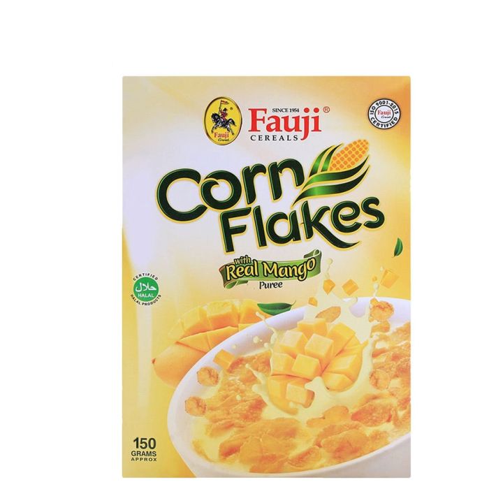 Fauji Corn Flakes with Real Mango Puree 150 Grams