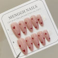Menggh  PK （Buy 3, get 1 free）24Pcs Acrylic False Nails Set （Please check the product details page before placing an order）. 