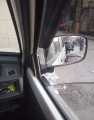 Suzuki Mehran Side Mirrors Wide Angle (2 Pcs) Convex Mirror (Black). 