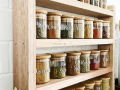 Wood Spice Rack Countertop 45cm | Kitchen Storage | Wall Spice Shelf Organizer. 