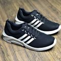 M.K Soft - Black Comfortable Men's Shoes on Synthetic Material SN001 Sneakers for Men. 